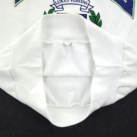 Yale University Vintage Sweatshirt Crewneck Bulldog Raised Spellout Made USA XL - Picture 12 of 14